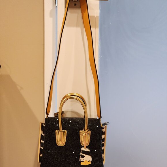 Brand New!! MCM: Mini Embellished “Milla” Special Black bag - Picture 12 of 13